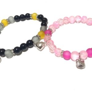 Batman/Hello Kitty Magnetic Friendship Bracelet Set